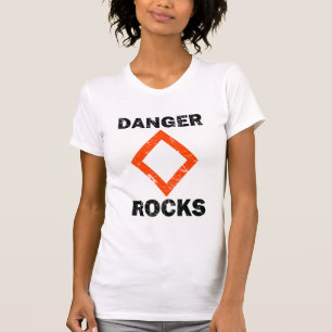 DANGER ROCKS! Nautical Grunge Style T-Shirt