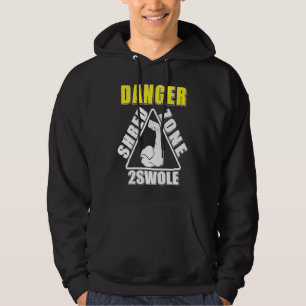 Danger Shred Zone Fitness Workout Gym Hoodie