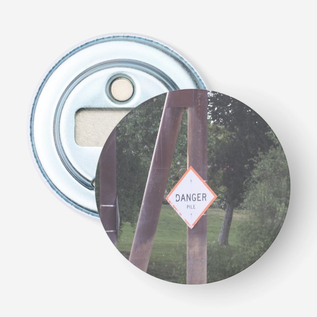 Danger Sign Bottle Opener (Front)