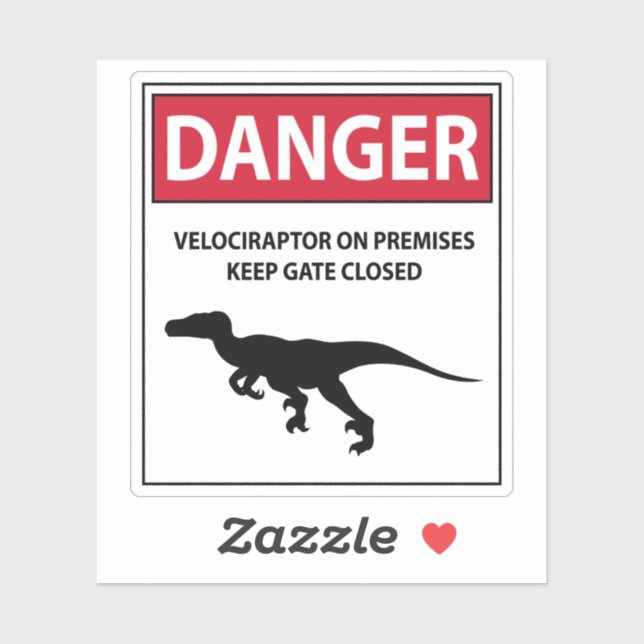 Danger Sign (Raptors) (Sheet)