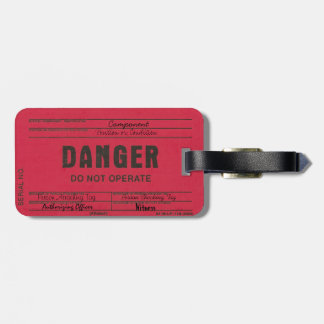 Danger Tag Customisable Luggage Tag
