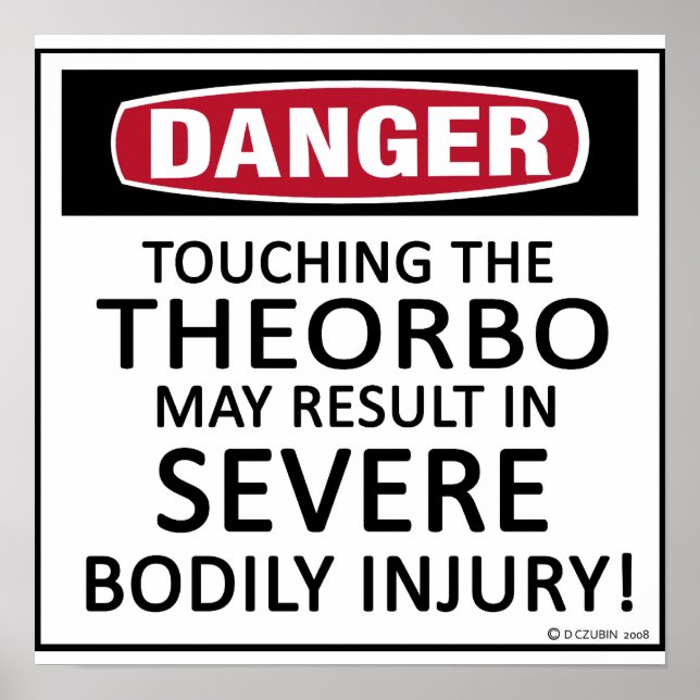 Danger Theorbo Poster (Front)