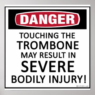 Danger Trombone Poster