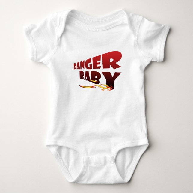 DangerBaby Baby Bodysuit (Front)