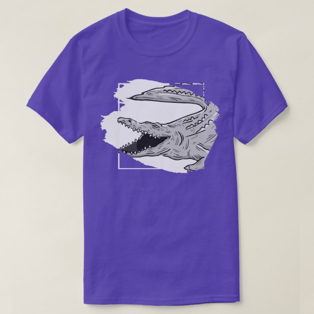 Dangerous Alligator Crocodile T-Shirt (Design Front)