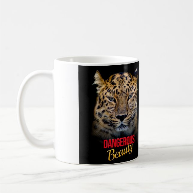 Dangerous Beauty - Leopard Mug (Left)