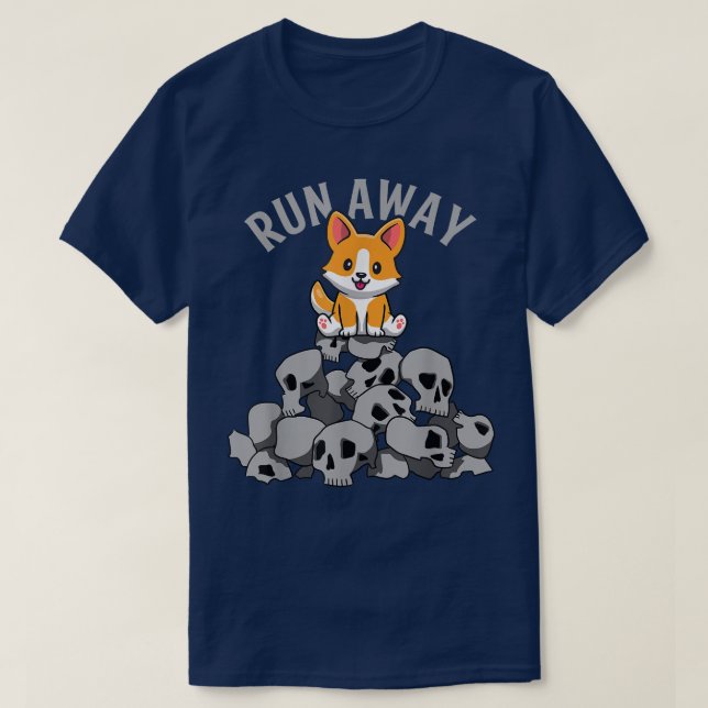 Dangerous Corgi  T-Shirt (Design Front)
