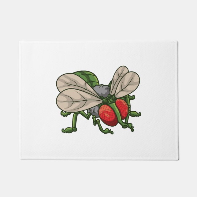 dangerous dragonfly doormat (Front)
