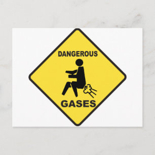 Dangerous Gases Postcard