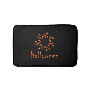 dangerous halloween, happy halloween bath mat