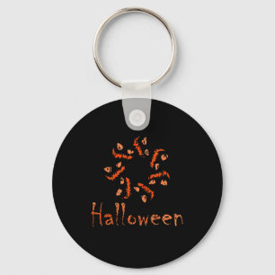dangerous halloween, happy halloween key ring