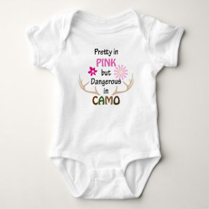 Dangerous in Camo Baby Bodysuit