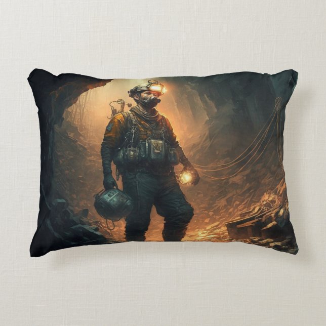 Dangerous Mines Decorative Cushion (Front)