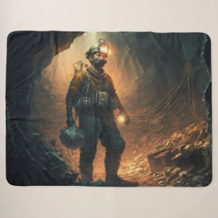 Dangerous Mines Sherpa Blanket