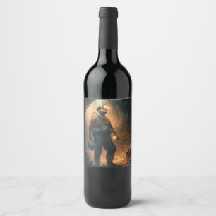 Dangerous Mines Wine Label