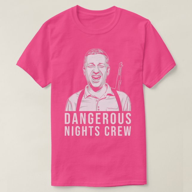 Dangerous Nights Crew Tim Robinson Fan Art T-Shirt (Design Front)