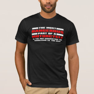 Dangerous Nut Funny Motorcycle Dirt Bike Motocross T-Shirt