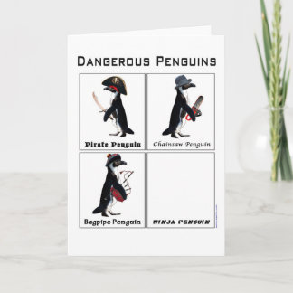 dangerous penguins card