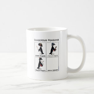 dangerous penguins coffee mug