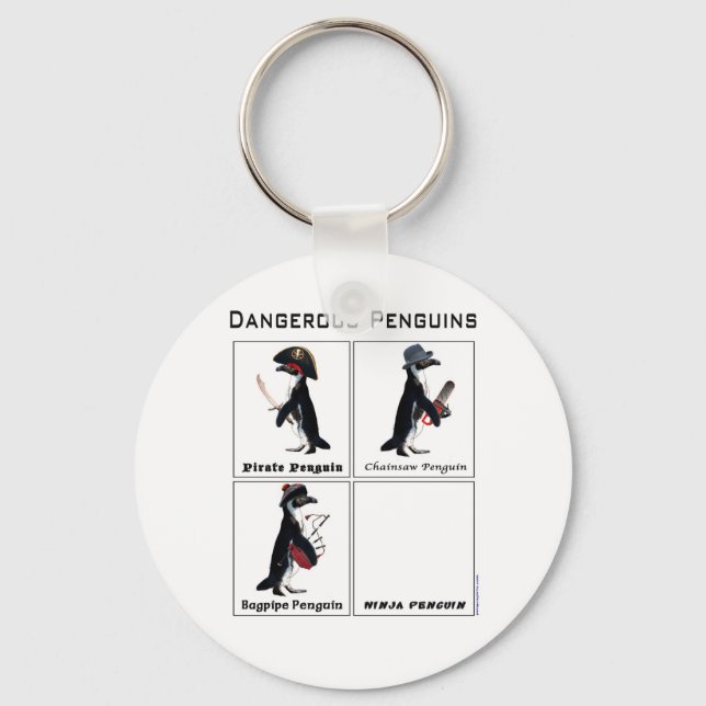 dangerous penguins key ring (Front)