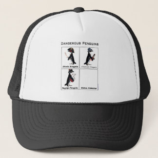 dangerous penguins trucker hat