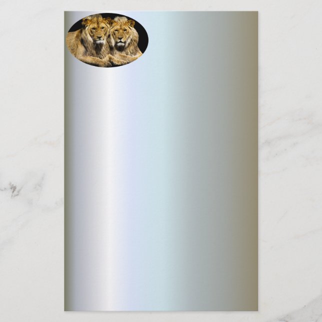 Dangerous Predator Lions (Front)