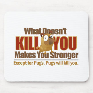 Dangerous Pug Mousepad