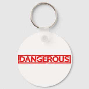 Dangerous Stamp Key Ring