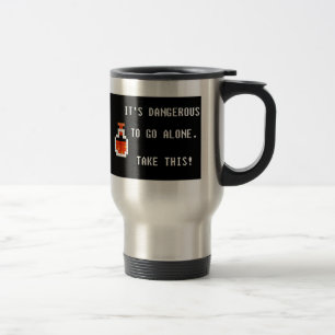 Dangerous To Go Without Coffee Travel Mug