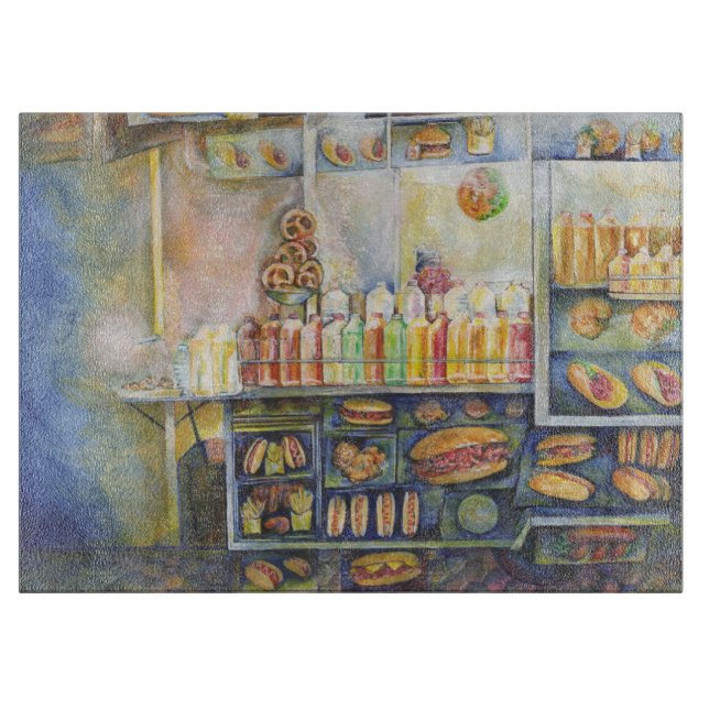 Dangerously Close To Fun Cutting Board (Front)