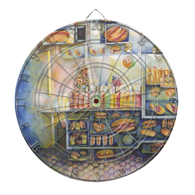 Dangerously Close To Fun Dartboard (Front)