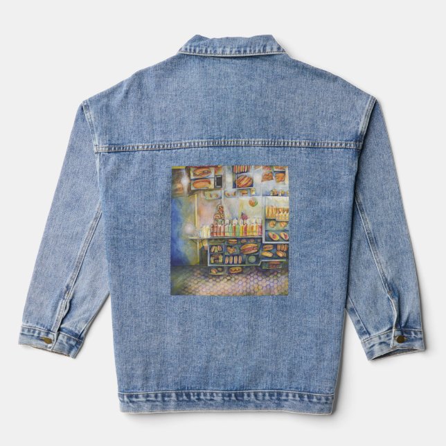 Dangerously Close to Fun Denim Jacket (Back)