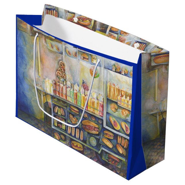 Dangerously Close To Fun Large Gift Bag (Front Angled)