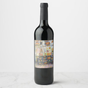 Dangerously Close To Fun Wine Label
