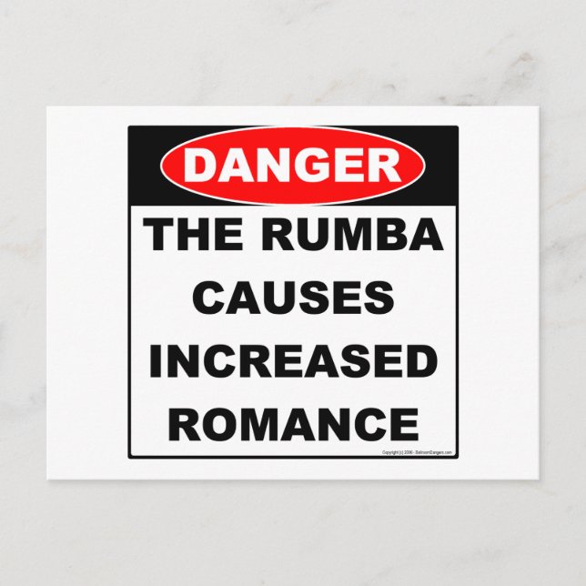 Dangers Rumba Postcard (Front)