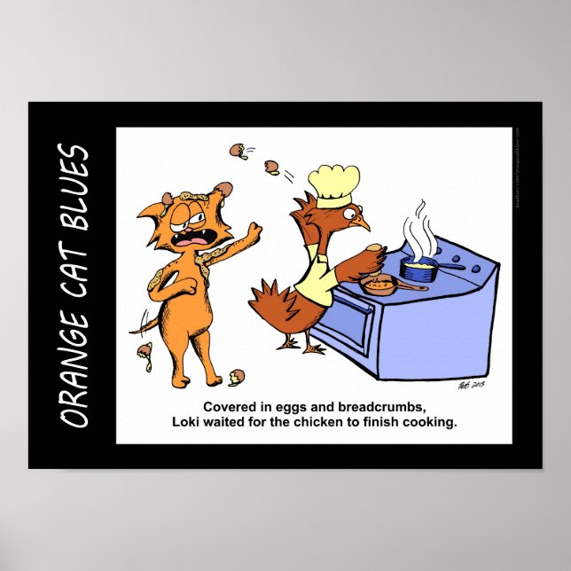 "Dangling Pawticiple" Comic Strip Poster (Front)