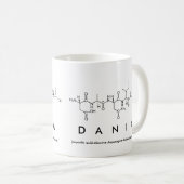 Dania peptide name mug (Front Right)