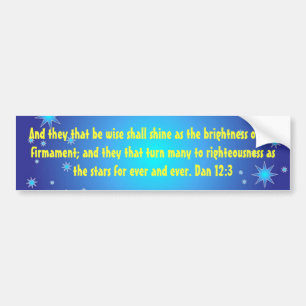 Daniel 12:3 bumper sticker