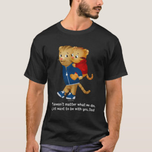 Daniel And Dad Tiger Dark Shirt