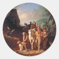 Daniel Boone escorting settlers