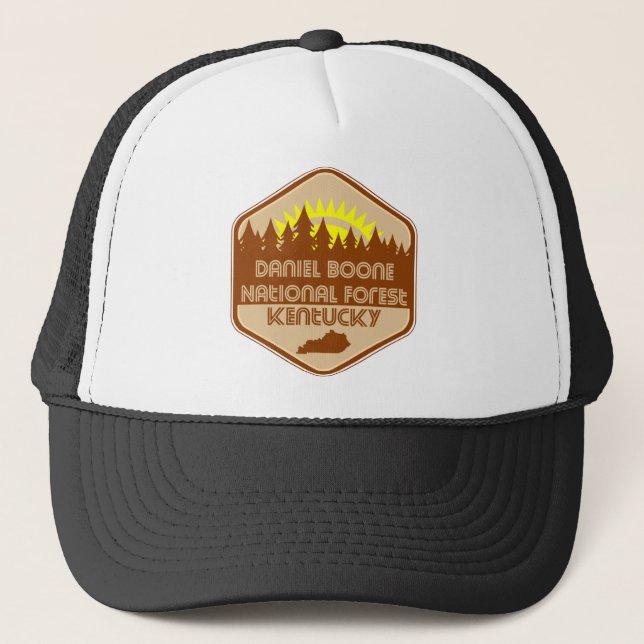 Daniel Boone National Forest Kentucky Trucker Hat (Front)