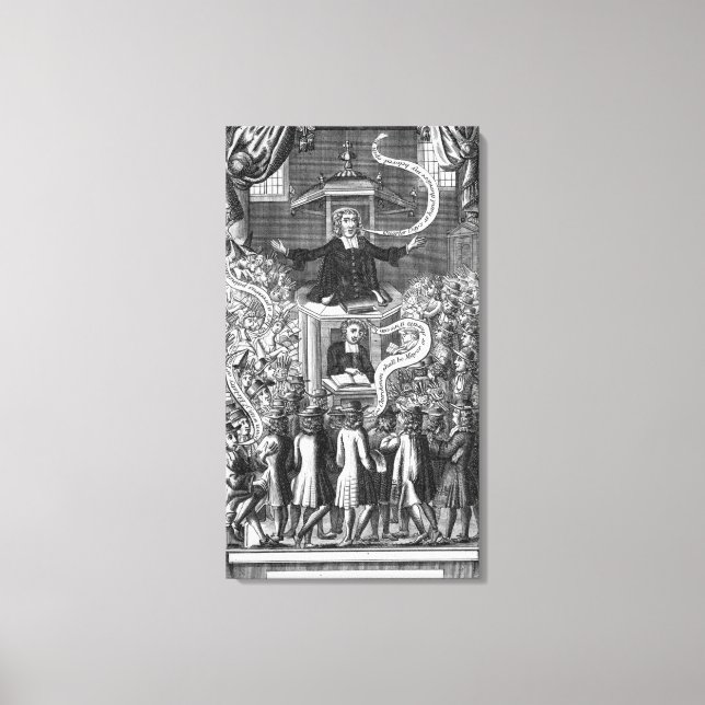 Daniel Burgess, illustration from 'Portraits Canvas Print (Front)