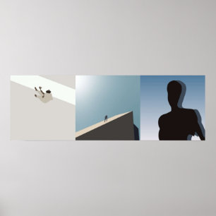 daniel caesar minimal album covers poster