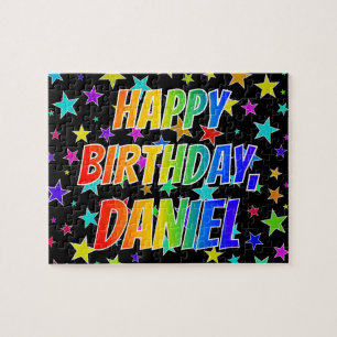 "DANIEL" First Name, Fun "HAPPY BIRTHDAY" Jigsaw Puzzle