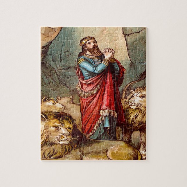 Daniel in the lion`s den Puzzle Design 2 (Vertical)
