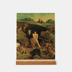 Daniel in the Lions' Den Acrylic Sign