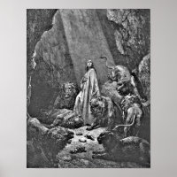 Daniel in the Lion's Den Biblical Illustration