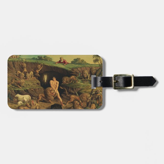 Daniel in the Lions' Den Luggage Tag (Front Horizontal)