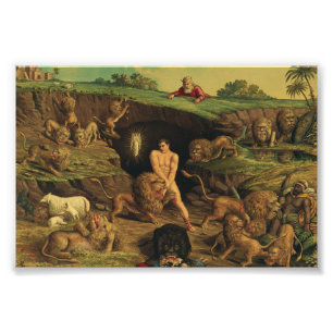Daniel in the Lions' Den Photo Print