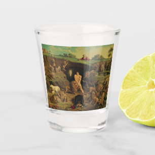 Daniel in the Lions' Den Shot Glass